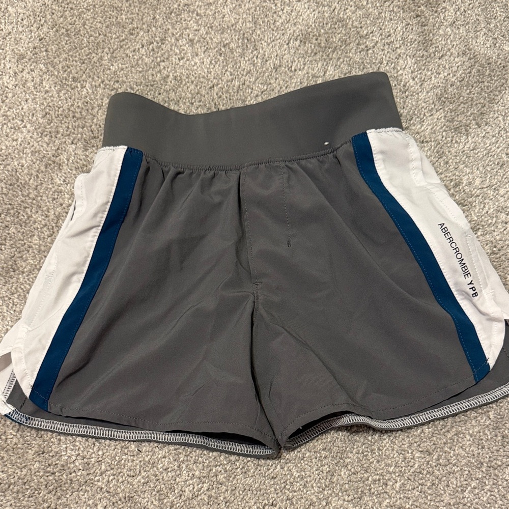 Abercrombie Kids Gray and White Shorts